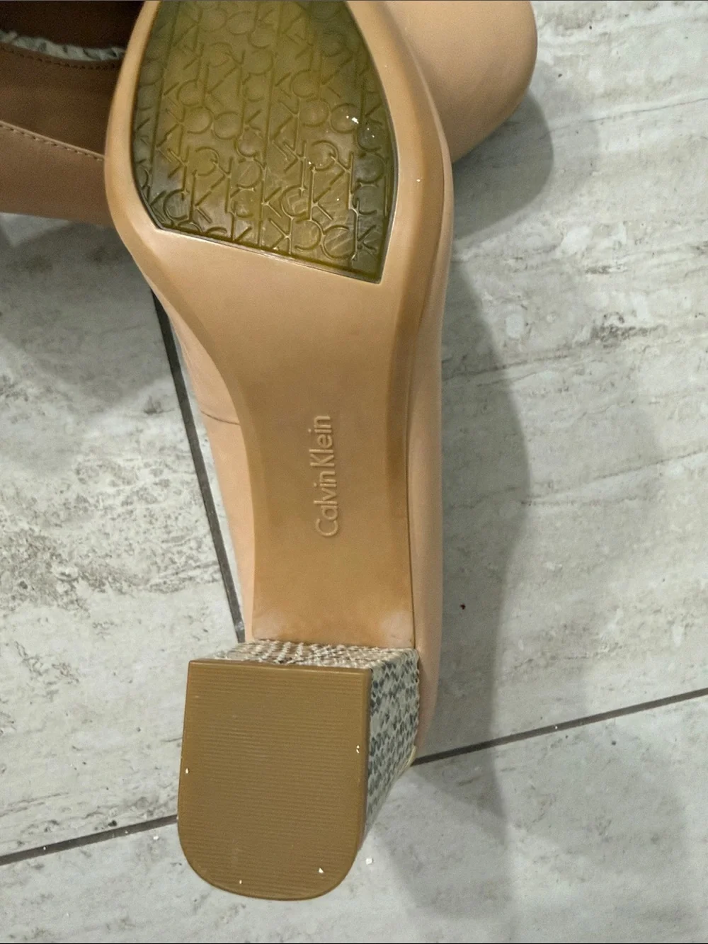 Calvin Klein sophisticated tan